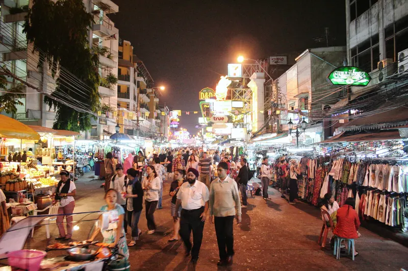 Khao San Road at night, Bangkok