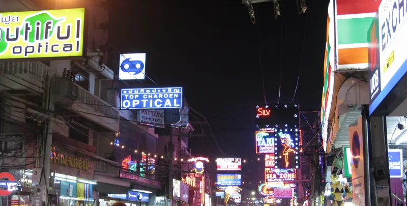 Neon signs on Walking Street, Pattaya
